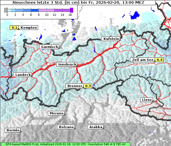 Neuschnee, 20. 2. 2026