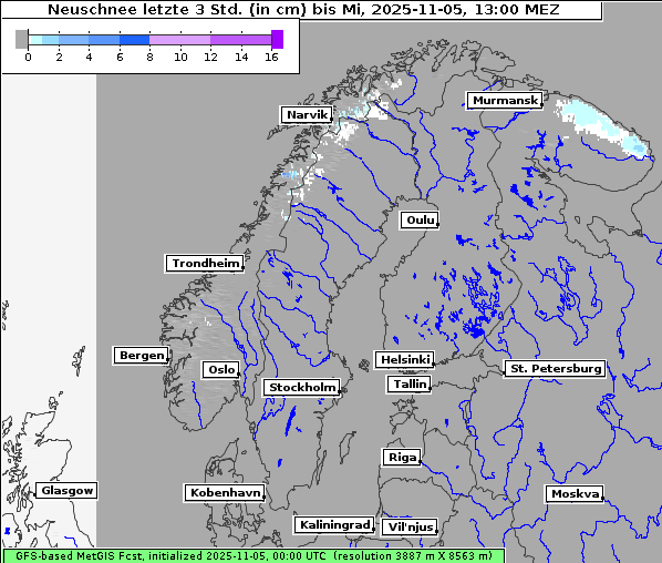 Neuschnee, 5. 11. 2025