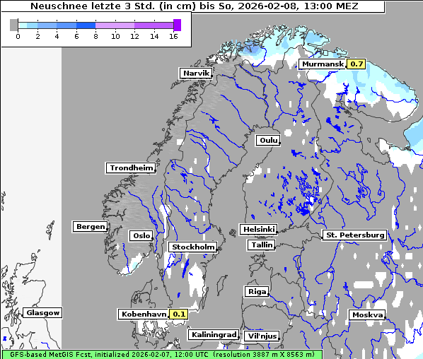 Neuschnee, 8. 2. 2026