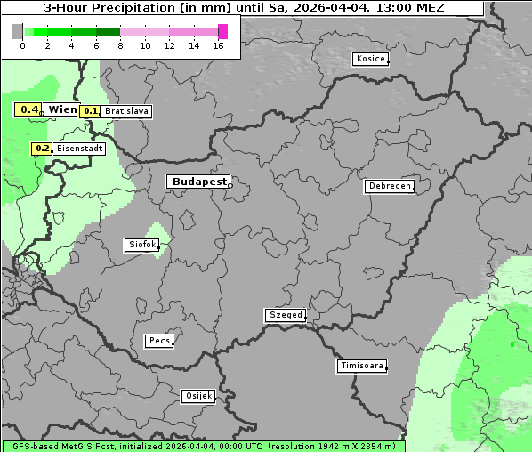 Niederschlag, 4. 4. 2026