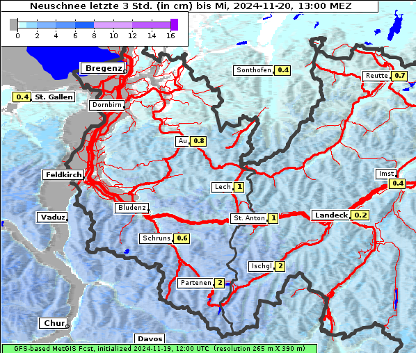 Neuschnee, 20. 11. 2024