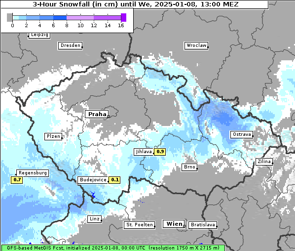 Neuschnee, 8. 1. 2025