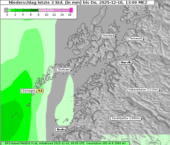Niederschlag, 18. 12. 2025