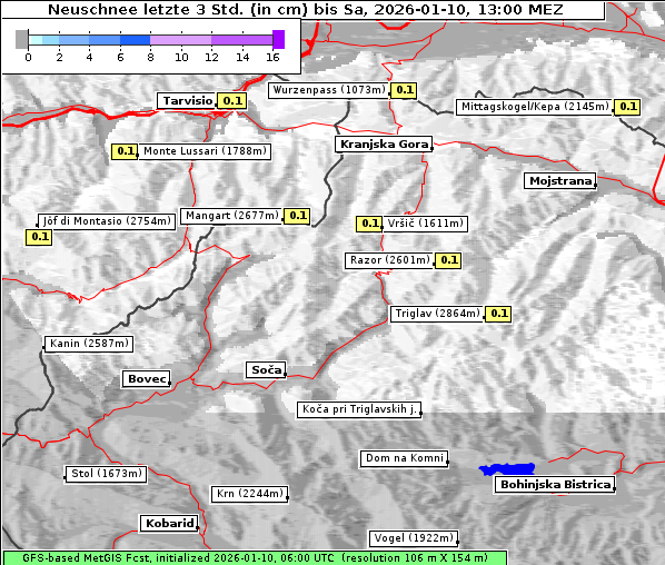 Neuschnee, 10. 1. 2026
