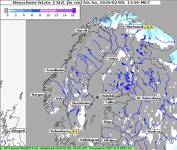 Neuschnee, 8. 2. 2026