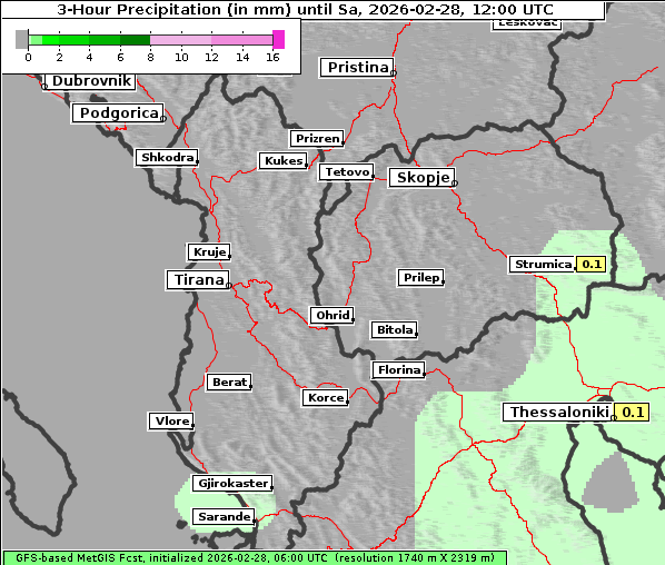 Niederschlag, 28. 2. 2026