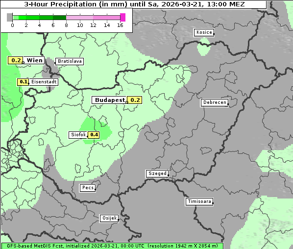 Niederschlag, 21. 3. 2026