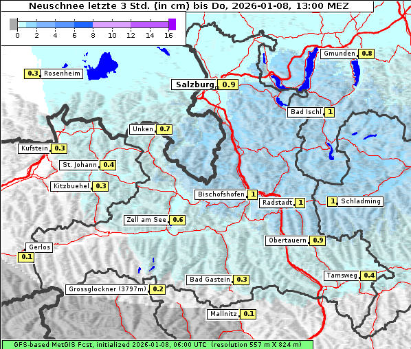 Neuschnee, 8. 1. 2026