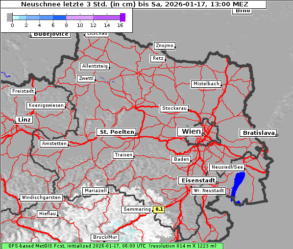 Neuschnee, 17. 1. 2026