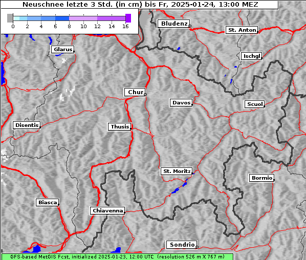 Neuschnee, 24. 1. 2025