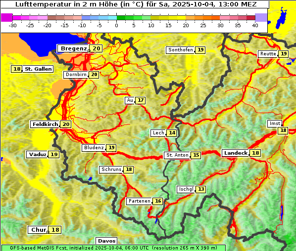 Temperatur, 4. 10. 2025