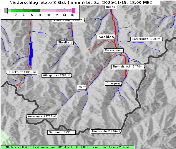 Niederschlag, 15. 11. 2025