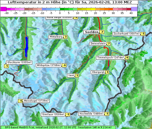 Temperatur, 28. 2. 2026