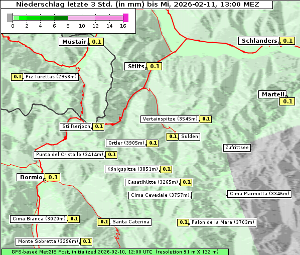 Niederschlag, 11. 2. 2026
