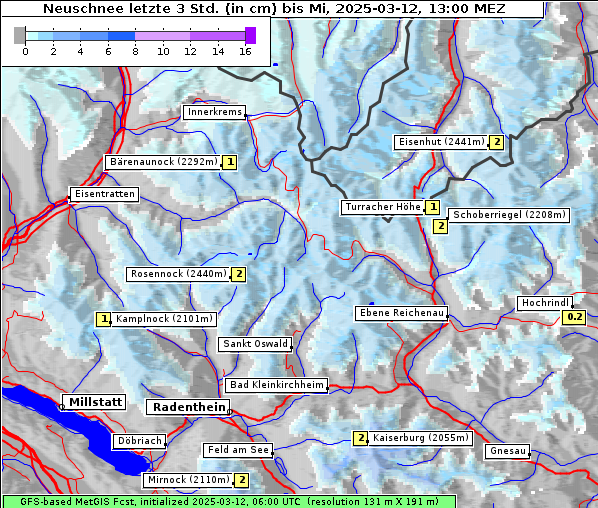 Neuschnee, 12. 3. 2025