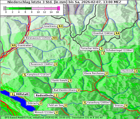 Niederschlag, 7. 2. 2026