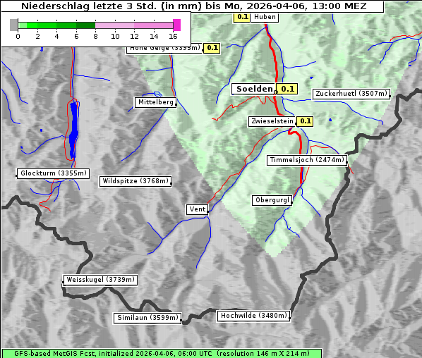 Niederschlag, 6. 4. 2026