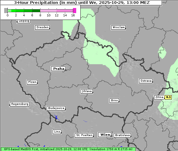 Niederschlag, 29. 10. 2025