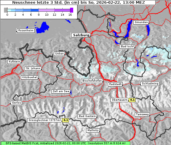 Neuschnee, 22. 2. 2026
