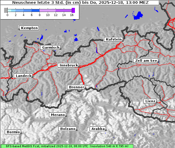 Neuschnee, 18. 12. 2025
