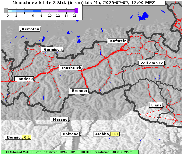 Neuschnee, 2. 2. 2026