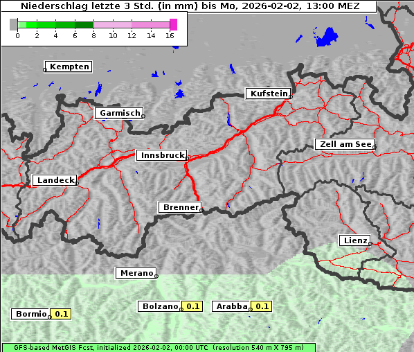 Niederschlag, 2. 2. 2026