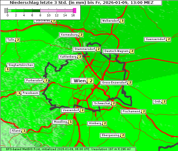 Niederschlag, 9. 1. 2026