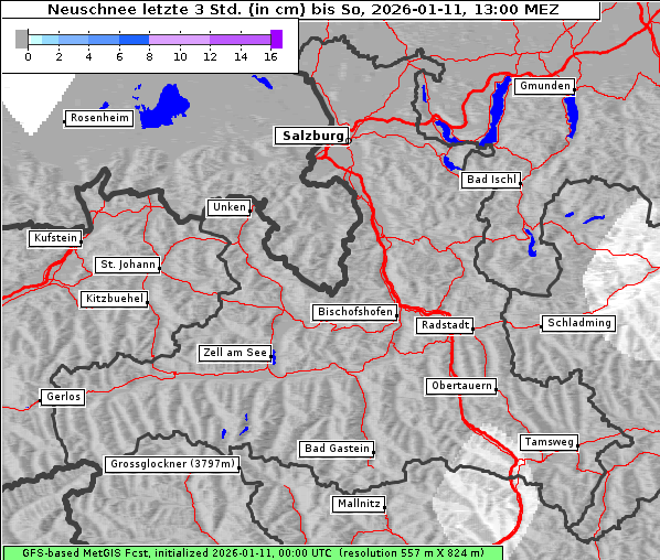 Neuschnee, 11. 1. 2026