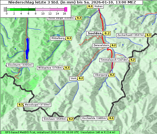 Niederschlag, 10. 1. 2026