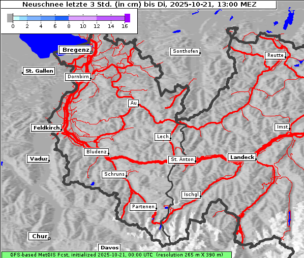 Neuschnee, 21. 10. 2025