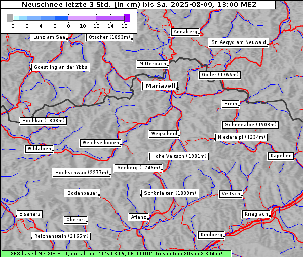 Neuschnee, 9. 8. 2025