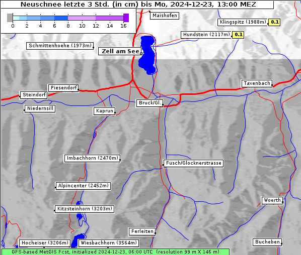 Neuschnee, 23. 12. 2024