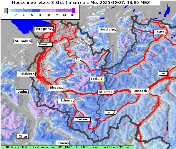 Neuschnee, 27. 10. 2025