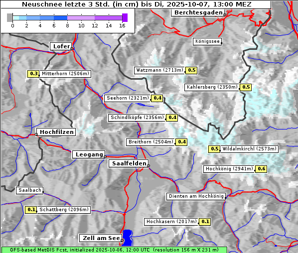 Neuschnee, 7. 10. 2025