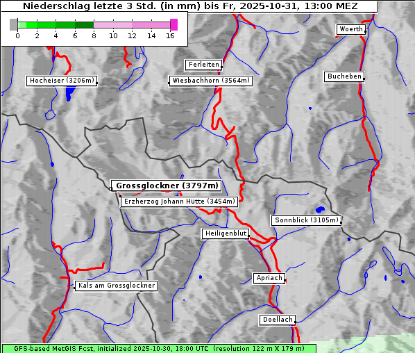 Niederschlag, 31. 10. 2025