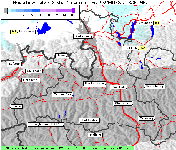 Neuschnee, 2. 1. 2026