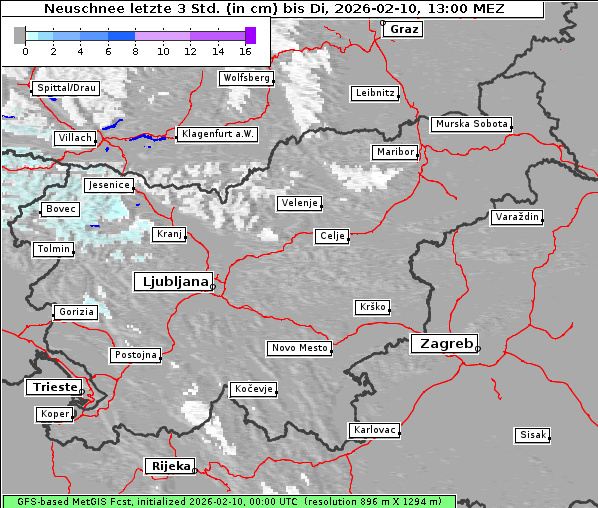 Neuschnee, 10. 2. 2026