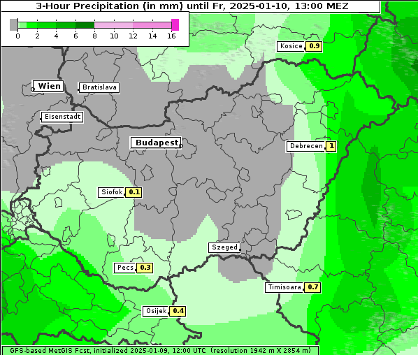 Niederschlag, 10. 1. 2025