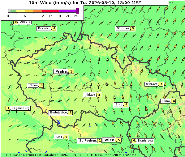 Wind, 10. 3. 2026