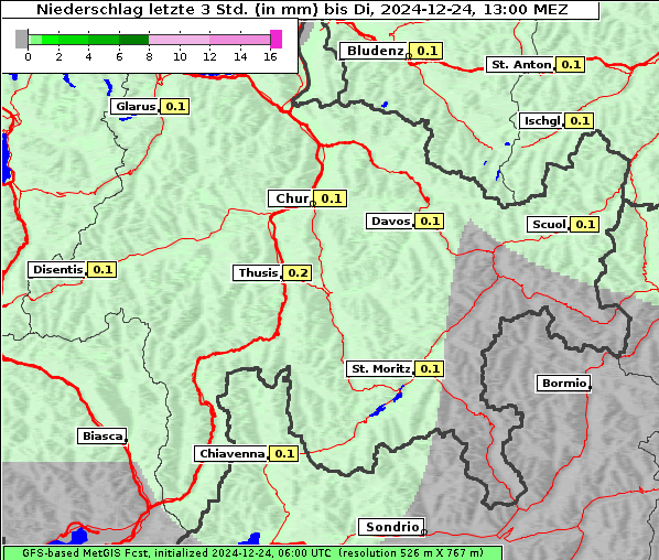 Niederschlag, 24. 12. 2024