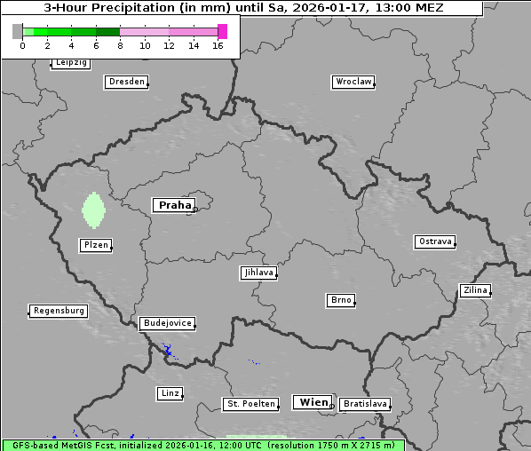 Niederschlag, 17. 1. 2026