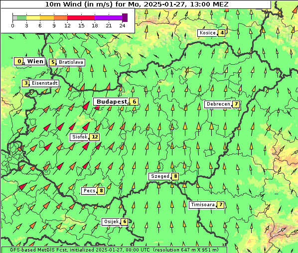 Wind, 27. 1. 2025