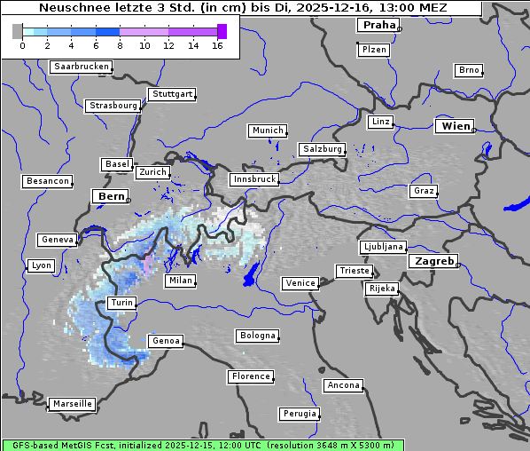 Neuschnee, 16. 12. 2025