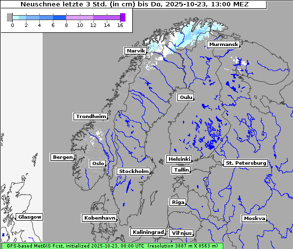 Neuschnee, 23. 10. 2025