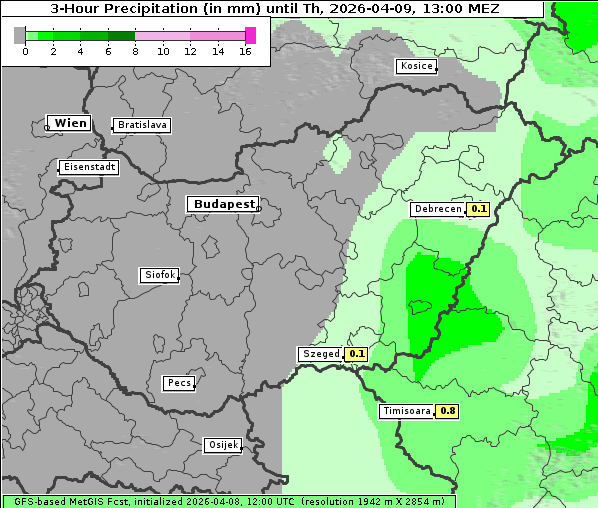 Niederschlag, 9. 4. 2026