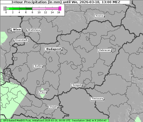Niederschlag, 18. 3. 2026