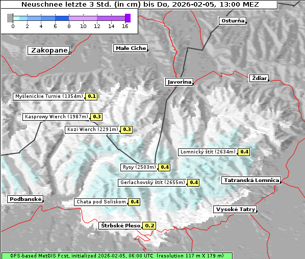 Neuschnee, 5. 2. 2026