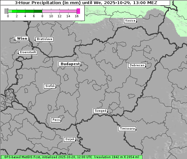 Niederschlag, 29. 10. 2025