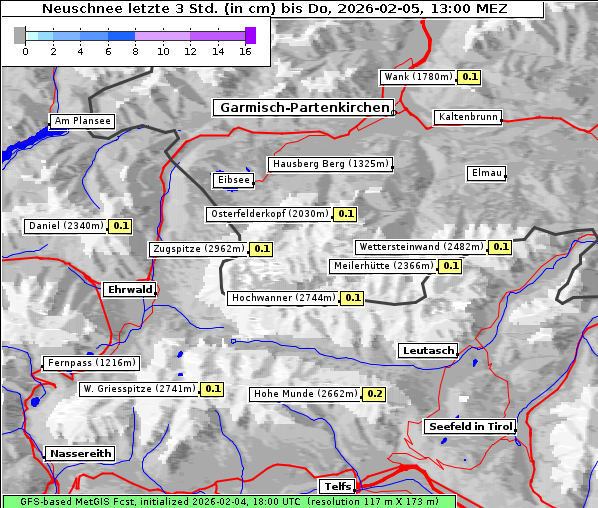 Neuschnee, 5. 2. 2026