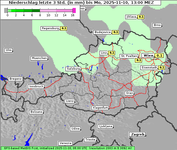 Niederschlag, 10. 11. 2025